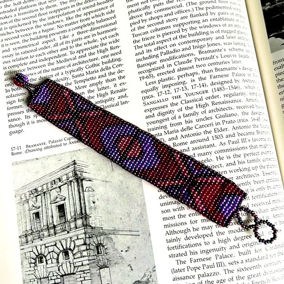 NWOT - Handmade Beaded Loomed Cuff - Picture 2 of 3